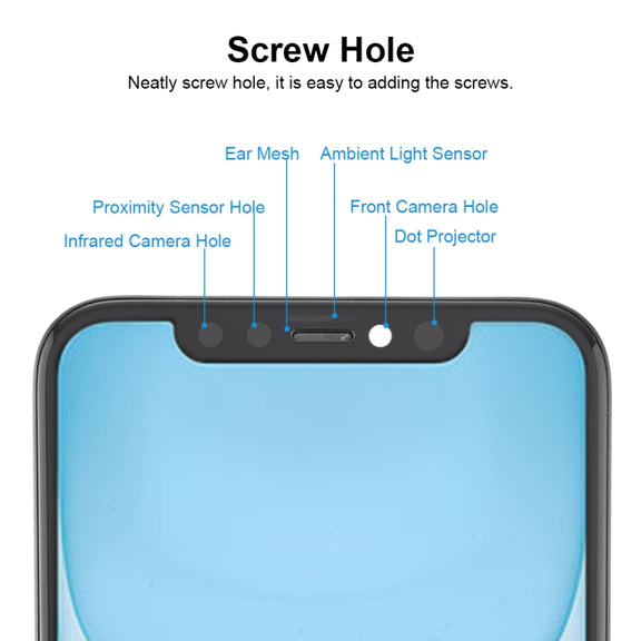 JK TFT LCD Screen for iPhone 11 with Digitizer Full Assembly(Black)