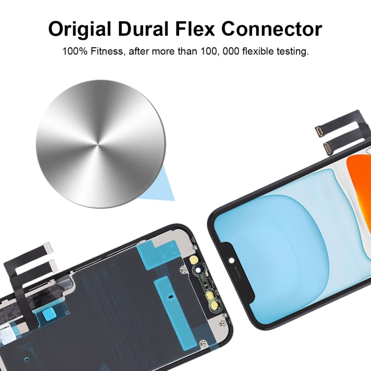 JK TFT LCD Screen for iPhone 11 with Digitizer Full Assembly(Black)