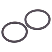 2 PCS Rear Camera Glass Lens Metal Protector Hoop Ring for iPhone 12(Black)