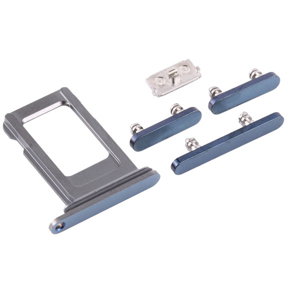 SIM Card Tray + Side Keys for iPhone 12 Pro(Blue)