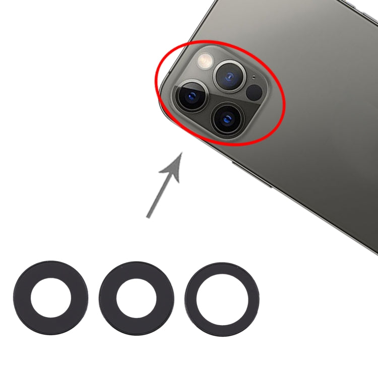 Camera Lens Cover for iPhone 12 Pro(Black)