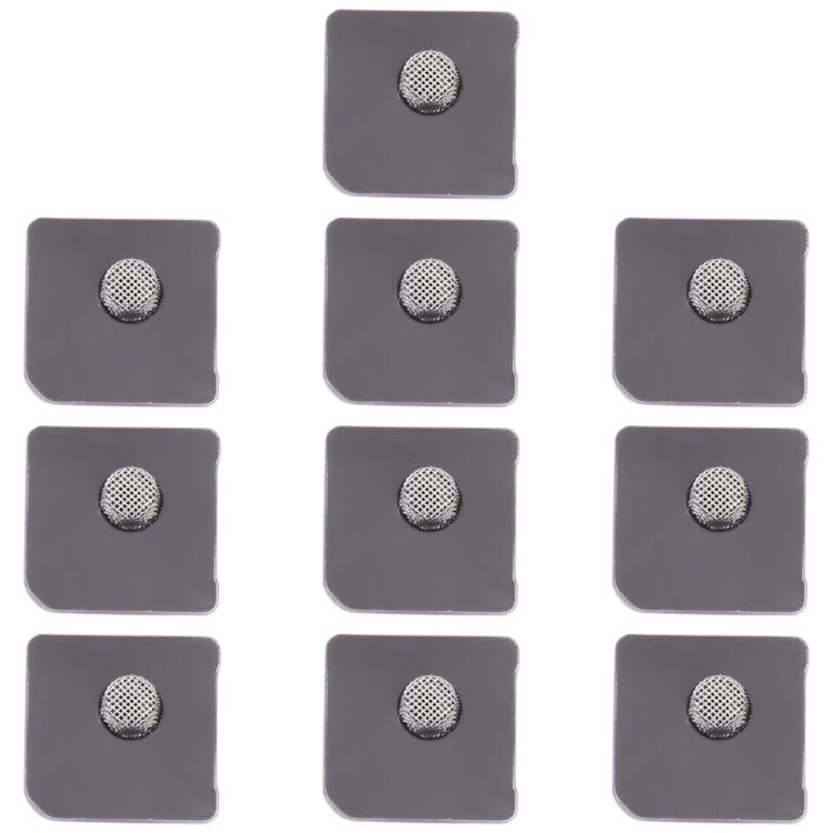 10 PCS Microphone Dustproof Mesh for iPhone 12 / 12 Pro (White)