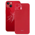 Easy Replacement Big Camera Hole Glass Back Battery Cover for iPhone 13(Red) - Back Cover by PMC TechLife | Online Shopping South Africa | PMC TechLife | Buy Now Pay Later Mobicred