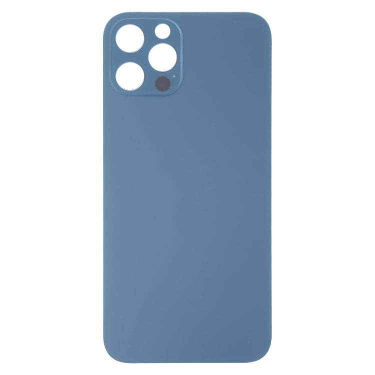 Easy Replacement Big Camera Hole Glass Back Battery Cover for iPhone 13 Pro Max(Blue)