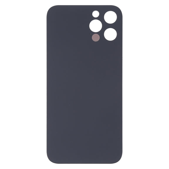 Easy Replacement Big Camera Hole Glass Back Battery Cover for iPhone 13 Pro Max(Blue)