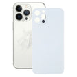 Easy Replacement Big Camera Hole Glass Back Battery Cover for iPhone 13 Pro Max(White) - Back Cover by PMC TechLife | Online Shopping South Africa | PMC TechLife