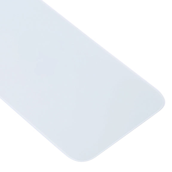 Easy Replacement Big Camera Hole Glass Back Battery Cover for iPhone 13 Pro Max(White)