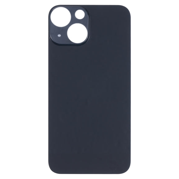 Easy Replacement Big Camera Hole Glass Back Battery Cover for iPhone 13 mini(Black)