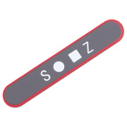 For iPhone 13 / 13 mini US Edition 5G Signal Antenna Glass Plate (Red)