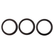 3 PCS Rear Camera Glass Lens Metal Protector Hoop Ring for iPhone 11 Pro & 11 Pro Max(Grey)