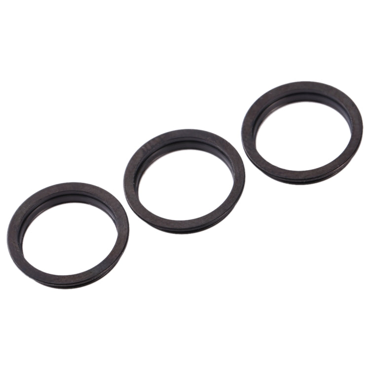 3 PCS Rear Camera Glass Lens Metal Protector Hoop Ring for iPhone 11 Pro & 11 Pro Max(Grey)
