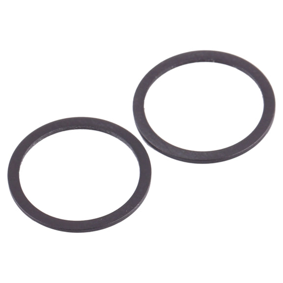2 PCS Rear Camera Glass Lens Metal Protector Hoop Ring for iPhone 12 Mini(Blue)
