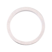 3 PCS Rear Camera Glass Lens Metal Protector Hoop Ring for iPhone 12 Pro Max(Silver)