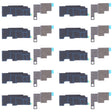 10 Sets Motherboard Heat Sink Sticker for iPhone 12 Pro Max - Others by PMC TechLife | Online Shopping South Africa | PMC TechLife