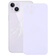 For iPhone 14 Plus Easy Replacement Big Camera Hole Glass Back Battery Cover(Purple) -  by PMC TechLife | Online Shopping South Africa | PMC TechLife