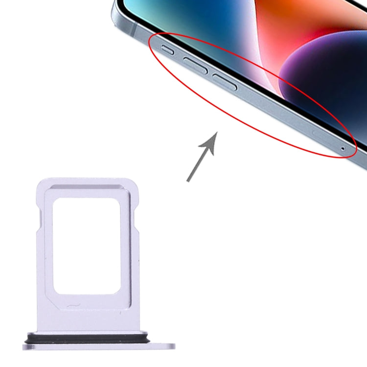 SIM+SIM Card Tray for iPhone 14 (Purple)