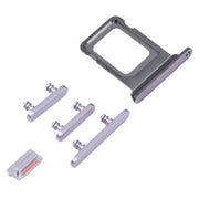 SIM Card Tray + SIM Card Tray + Side Keys for iPhone 14 Pro (Purple)