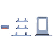 SIM Card Tray + SIM Card Tray + Side Keys for iPhone 14 Plus (Blue)