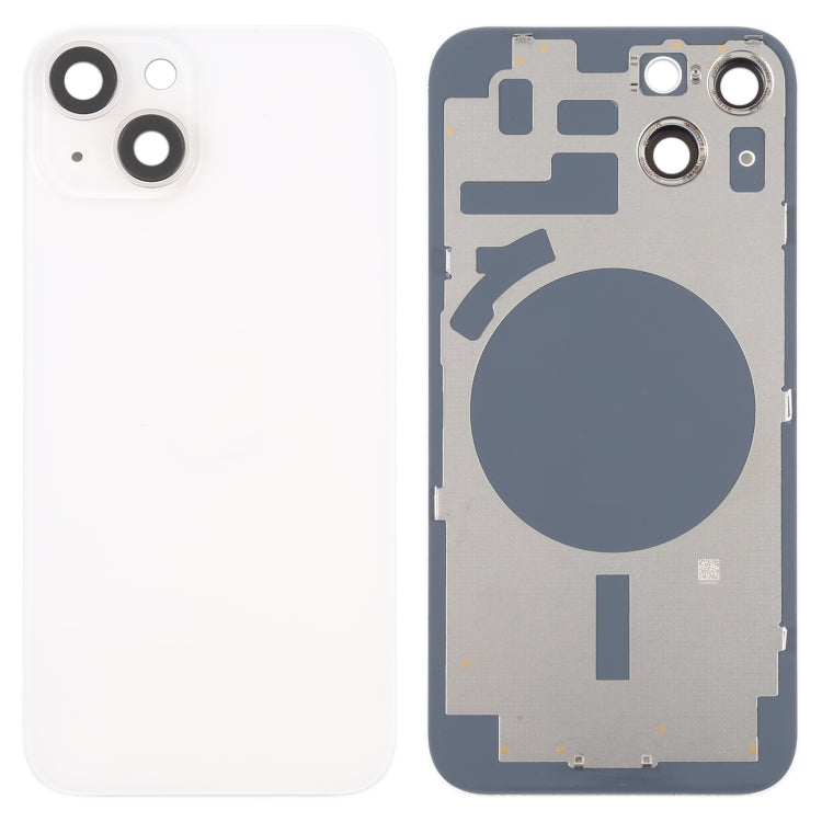 For iPhone 14 Plus Back Housing Cover with Camera Lens(White)