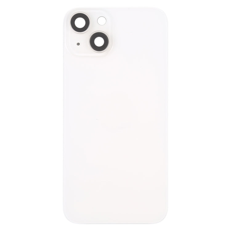 For iPhone 14 Plus Back Housing Cover with Camera Lens(White)