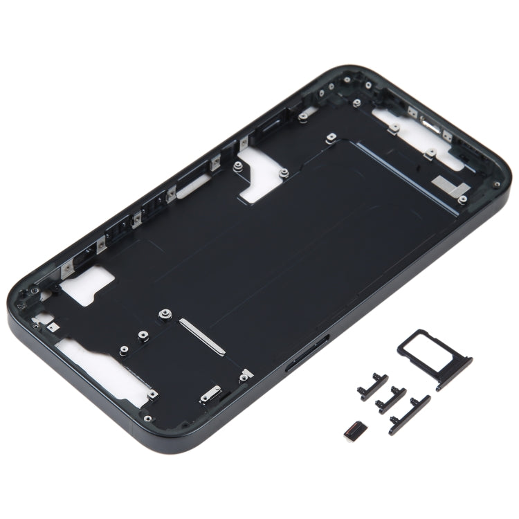 For iPhone 14 Middle Frame with Side Keys (Black)