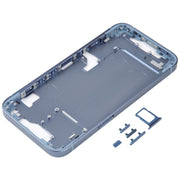 For iPhone 14 Middle Frame with Side Keys (Blue)