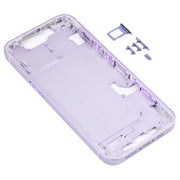 For iPhone 14 Middle Frame with Side Keys (Purple)