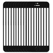 10 PCS for iPhone 5C Front Screen Outer Glass Lens(Black)