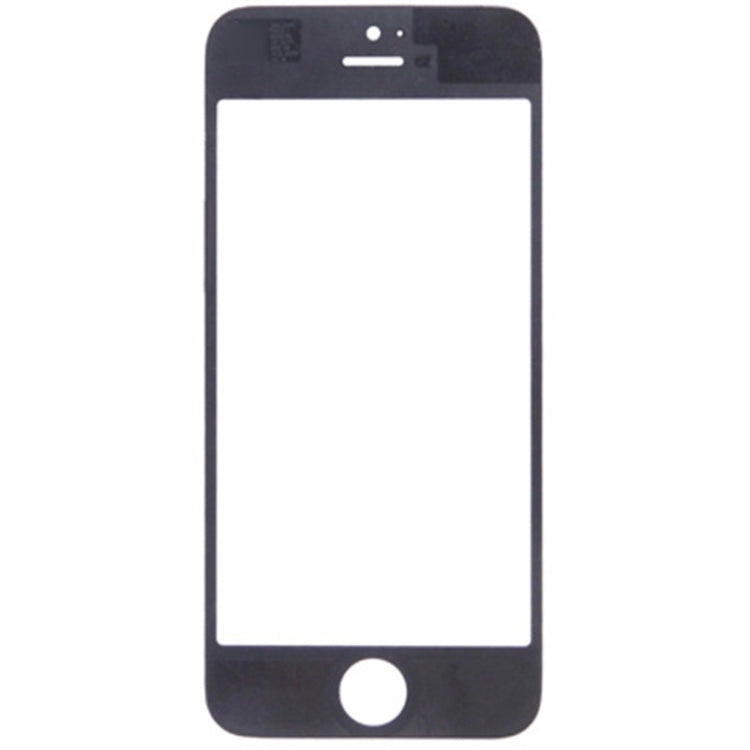 10 PCS for iPhone 5 & 5S Front Screen Outer Glass Lens(Black)