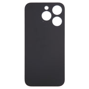 For iPhone 15 Pro Easy Replacement Big Camera Hole Glass Back Battery Cover(Blue)