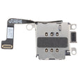 For iPhone 15 Plus Double SIM Card Holder Socket with Flex Cable -  by PMC TechLife | Online Shopping South Africa | PMC TechLife