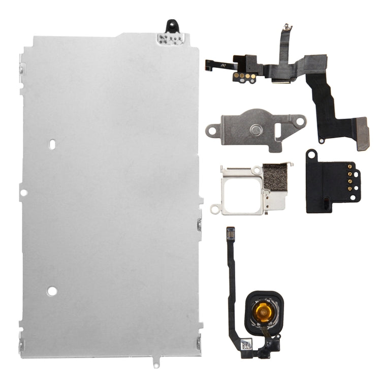 6 in 1 for iPhone 5s LCD Repair Accessories Part Set(Black)