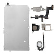 6 in 1 for iPhone 5s LCD Repair Accessories Part Set(White) - free shipping - PMC TechLife - Order now!
