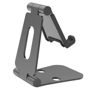 Universal Aluminum Alloy Foldable Adjustable Holder Stand, for iPad, Samsung, Lenovo, Sony, and other Tablet(Black)