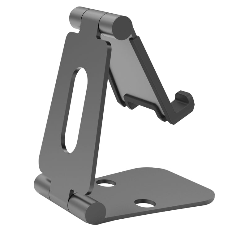 Universal Aluminum Alloy Foldable Adjustable Holder Stand, for iPad, Samsung, Lenovo, Sony, and other Tablet(Black)