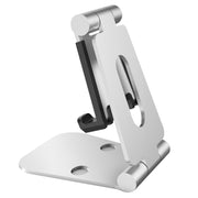 Universal Aluminum Alloy Foldable Adjustable Holder Stand, for iPad, Samsung, Lenovo, Sony, and other Tablet(Silver)