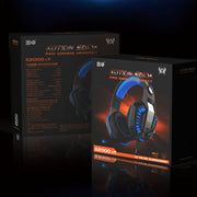 KOTION EACH G2000 Stereo Bass Gaming Headphone with Microphone & LED Light, For PS4, Smartphone, Tablet, Computer, Notebook(Red)
