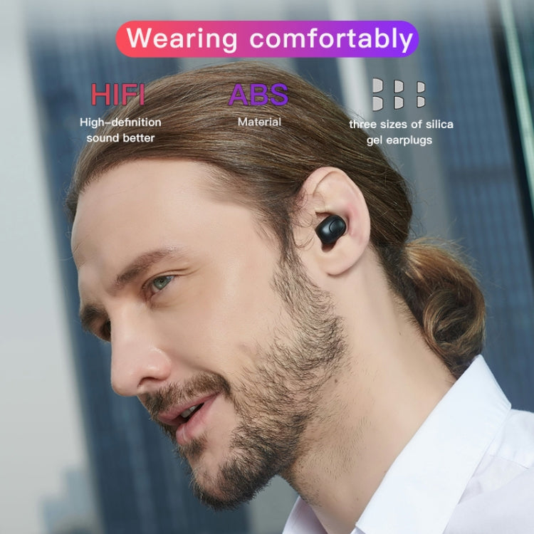 Bluedio TWS T-elf Bluetooth Version 5.0 In-Ear Bluetooth Headset with Headphone Charging Cabin(Black)