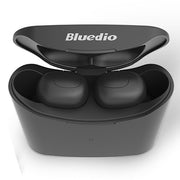 Bluedio TWS T-elf Bluetooth Version 5.0 In-Ear Bluetooth Headset with Headphone Charging Cabin(Black)