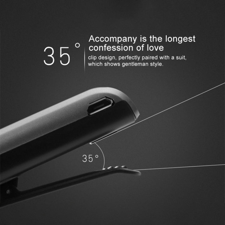 Fineblue F910 CSR4.1 Retractable Cable Caller Vibration Reminder Anti-theft Bluetooth Headset(Silver)