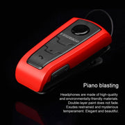 Fineblue F910 CSR4.1 Retractable Cable Caller Vibration Reminder Anti-theft Bluetooth Headset(White)