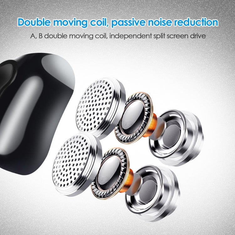 BH-I37 Bluetooth 5.0 Wire-controlled Bluetooth Earphone Built-in High-fidelity Microphone, Support Call (Green)