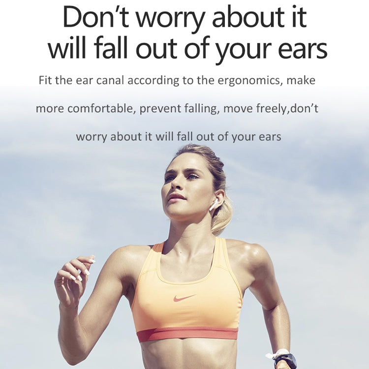 i9 Touch Wireless TWS Sport Bilateral Stereo Bluetooth 5.0 Headset with Charging Box, Touch Version (White)