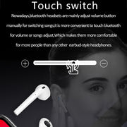 i9 Touch Wireless TWS Sport Bilateral Stereo Bluetooth 5.0 Headset with Charging Box, Touch Version (White)