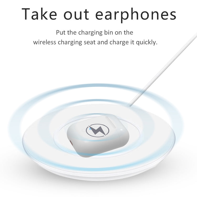 i9 Touch Wireless TWS Sport Bilateral Stereo Bluetooth 5.0 Headset with Charging Box, Touch Version (White)