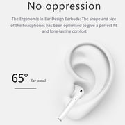 i9 Touch Wireless TWS Sport Bilateral Stereo Bluetooth 5.0 Headset with Charging Box, Touch Version (White)