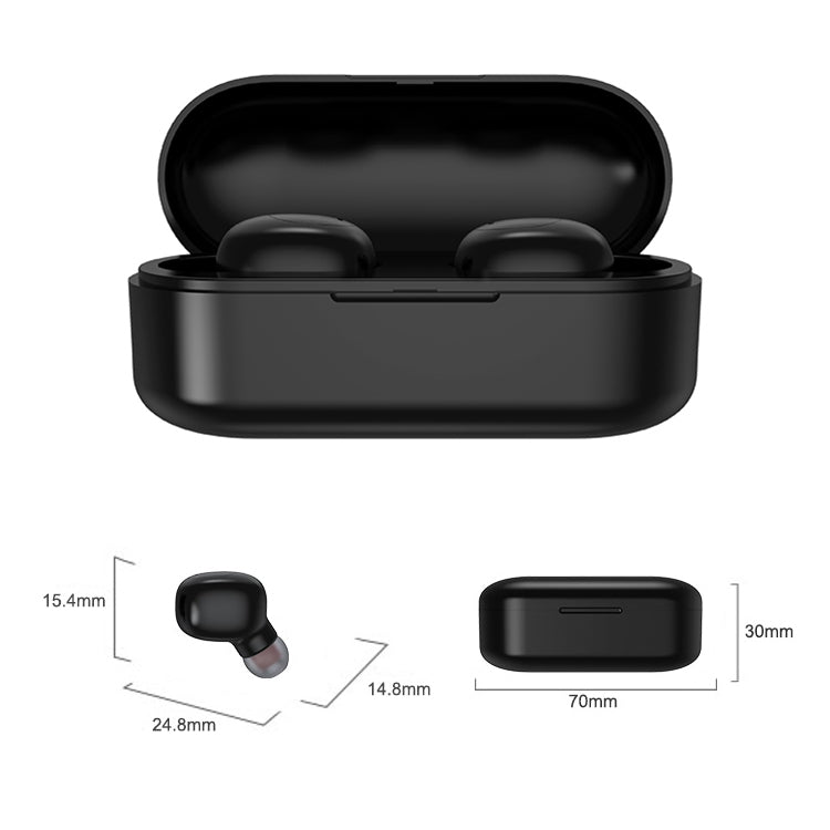 P1 TWS Bluetooth 5.0 Binaural Stereo Wireless Sports Bluetooth Earphone(Black)