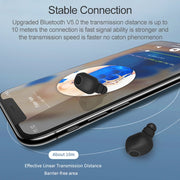 Q1 TWS Bluetooth 5.0 Binaural Stereo Wireless Sports Bluetooth Earphone(White)