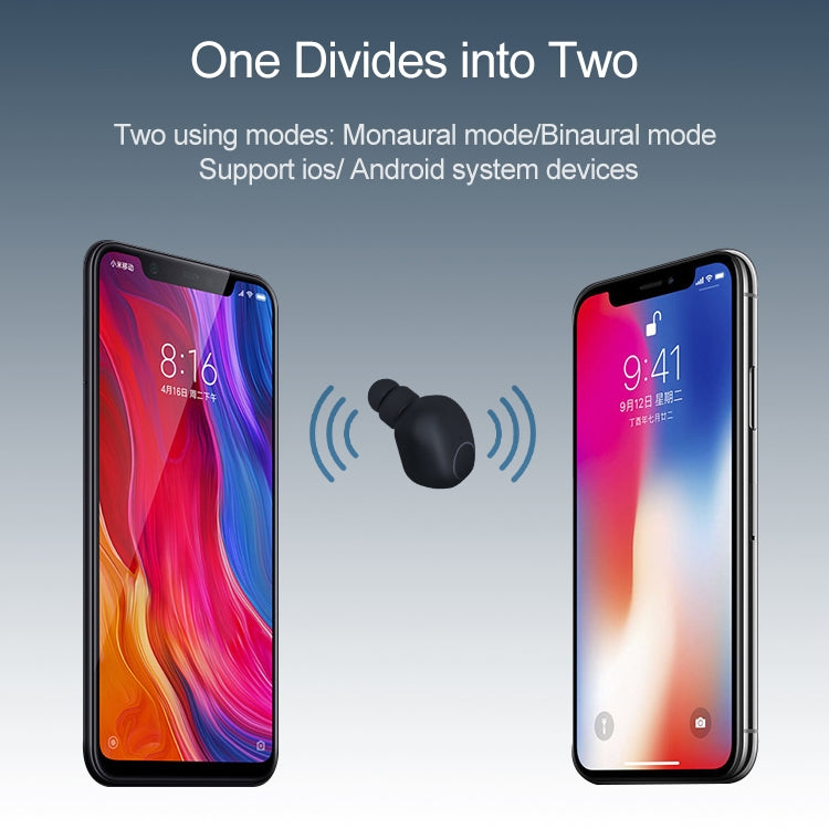 Q1 TWS Bluetooth 5.0 Binaural Stereo Wireless Sports Bluetooth Earphone(White)