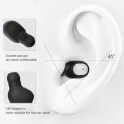 Q2 TWS Bluetooth 5.0 Binaural Stereo Wireless Sports Bluetooth Earphone(Black)